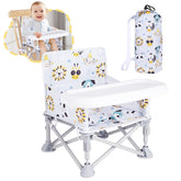 Otrolepota portable baby chair folded compact for travel and storage.