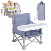 Otrolepota portable baby chair with folding design and tray for on-the-go meals.