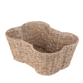 OtterPets seagrass dog toy bin with natural look keeps toys organized