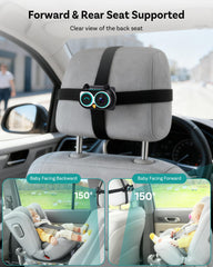 OTTOCAST Cabin Care 360-degree adjustable camera angles for baby and pets.