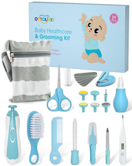 OTTOLIVES baby grooming kit packaging with zipper tote for travel care