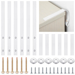 Oudain anti-tip anchors white package ready for quick installation to improve home safety