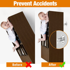 Ougourim dresser-anchor for quick wall fastening and safety.