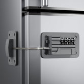 Ougourim Upgraded Fridge Lock unboxing view shows easy install and ready-to-use safety.