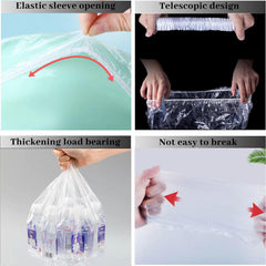 OULIGET potty liners strong-capacity close-up shows up to 5 ounces with leak protection.