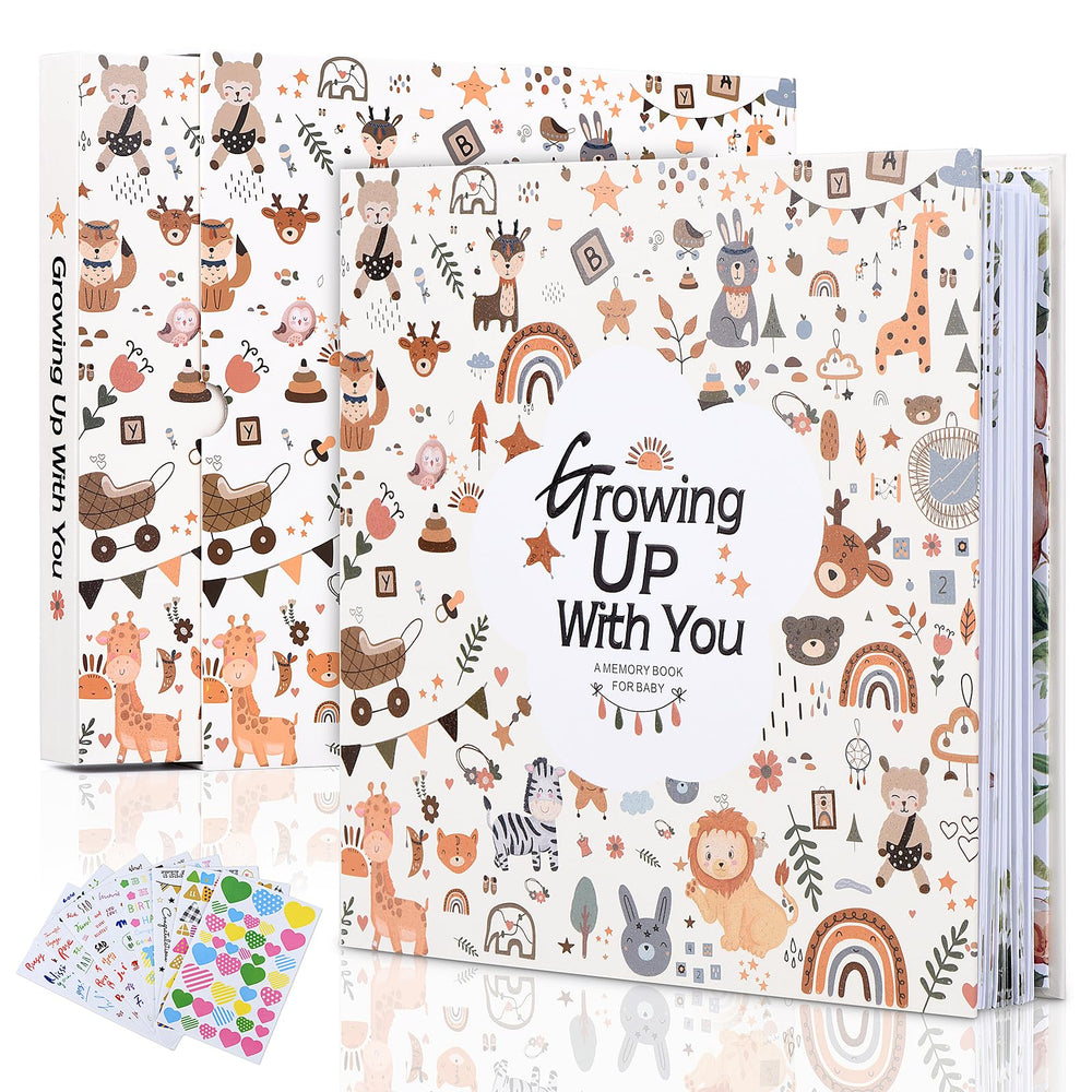 Our Little Miracle baby memory book cover with gold-foil finish highlights premium keepsakes.
