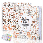 Our Little Miracle baby memory book cover with gold-foil finish highlights premium keepsakes.
