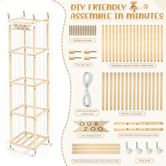 OurWarm open cage design provides easy toy access for kids.