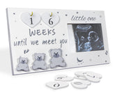 OurWarm ultrasound picture frame bear design creates a cozy nursery keepsake for growing families.