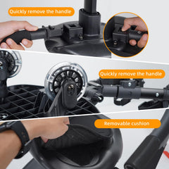 OUSEXI 2in1 stroller attachment connection shows versatile compatibility.