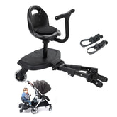 OUSEXI universal 2-in-1 stroller board assembly with quick-connect for easy setup.