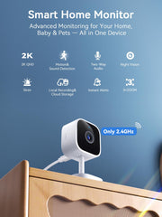 Outinput indoor camera infrared night vision reveals details in darkness