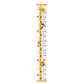 Outivity baby height growth chart canvas with giraffe pattern for nursery decor and milestones.