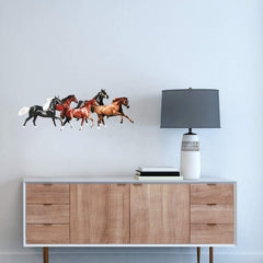 Outus horse stickers for bedroom decor add whimsy to walls.