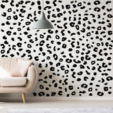 Outus leopard print wall decal sheet shows bold black cheetah pattern for quick room refresh.
