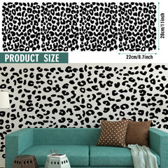 Outus leopard print wall decal sheet three offers versatile placement for nurseries or classrooms.