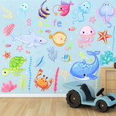 Outus Ocean Life jellyfish decals add vibrant color and easy, residue-free removal
