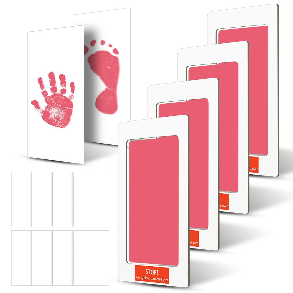 Outus paw print kit inkless pads setup shows a clean, mess-free process