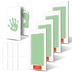 Outus paw print kit inkpad green showing safe, mess-free prints