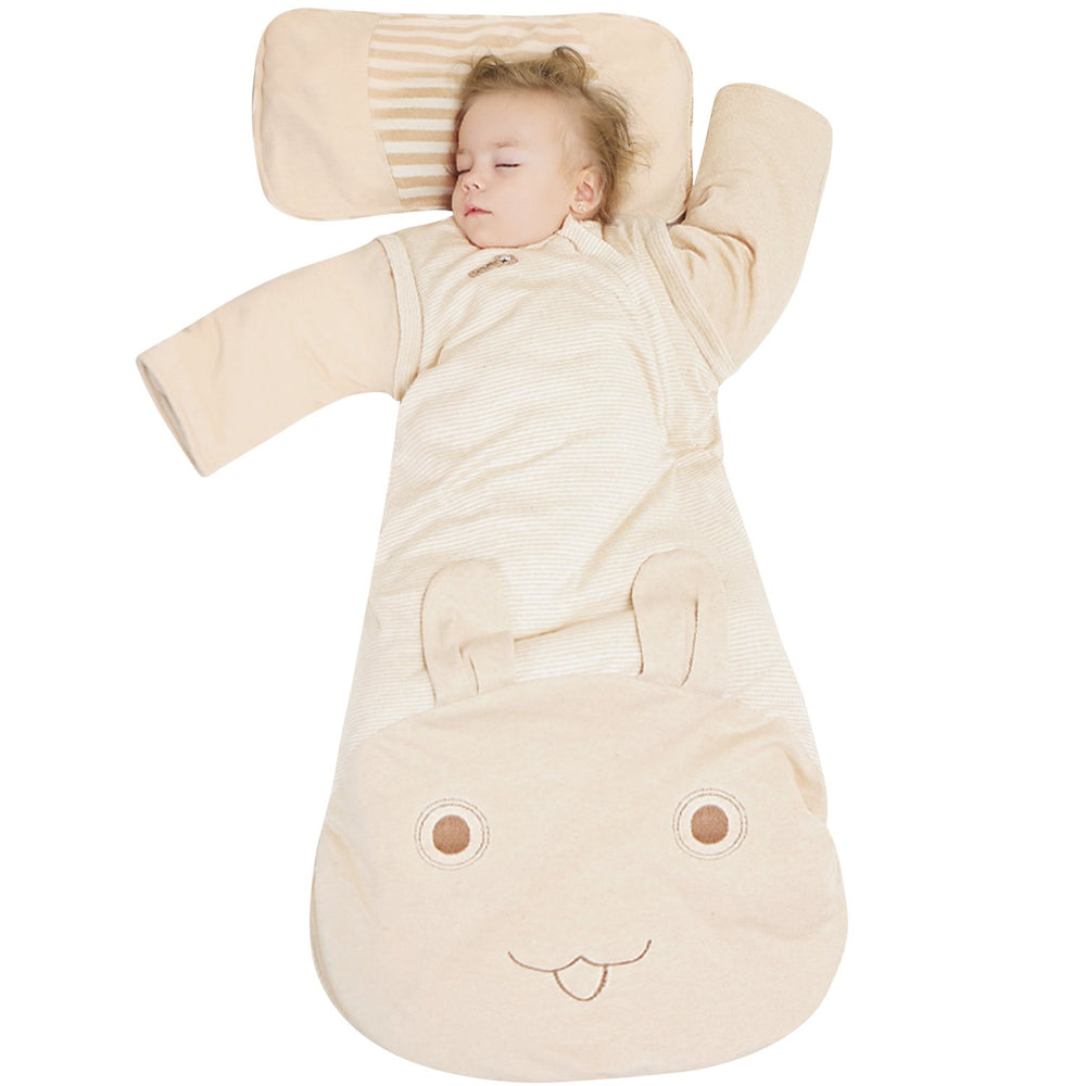 OuYun baby organic sleeping bag 3.5 tog x-large, cozy sleep for colder nights