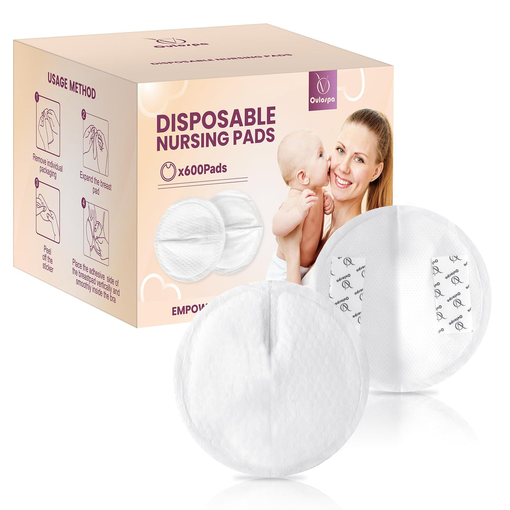 Ovlospa nursing pad packshot demonstrates slim protection for all-day dryness