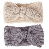 OVOY Turban Headband for baby girl in beige with soft stretch for comfort