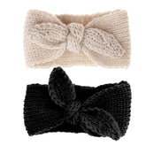 OVOY Turban headband in beige with soft stretch for gentle daily wear
