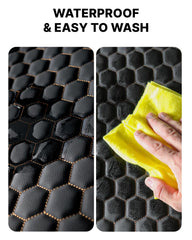 Owleys premium leather seat protector eco-friendly-materials uses vegan, recyclable, odorless fabrics
