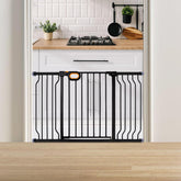 Owlie baby gate stairs closed provides a sturdy, safe barrier at the top or bottom