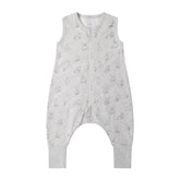 Owlivia 1.0 Tog sleeping bag in gray rabbit, front view for all-season comfort