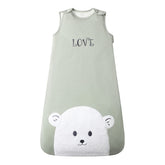 Owlivia Baby Sleep Sack organic cotton fabric offers soft, breathable comfort for winter nights.