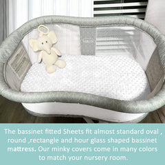 Owlowla bassinet sheet ivory/caramel color complements nursery decor and baby comfort.