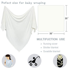 OWLOWLA newborn swaddle used as stroller blanket during nap