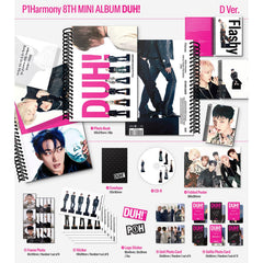P1Harmony DUH! D Ver CD-R and posters offer exclusive music keepsake