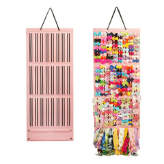 PACMAXI baby hair bows holder on wall displays organized ribbons with tidy room appeal