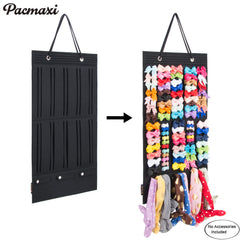 PACMAXI hair clips storage display shows clips and bands at a glance