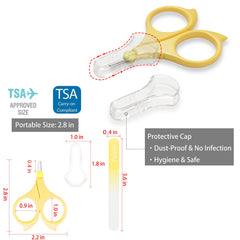 Pafason stainless steel scissors closeup shows durable, hygienic tool