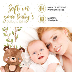Paishanas milestone blanket size and 60x40 dimension offers ample space for framing and use as a swaddle.