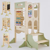 Paisure Foldable Toddler Tower kitchen-helper setup for safe, supervised snack prep