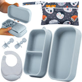 Palz and Pandy travel plates with suction for mess-free meals on the go