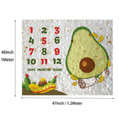 Pambo avocado-age blanket closeup shows breathable fabric that's easy to wash.