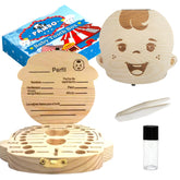 PAMBO Tooth Fairy Box top view shows compact keepsake for memories.