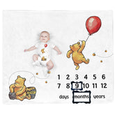 PAMBO yellow bear theme design for charming milestone photos with your newborn.