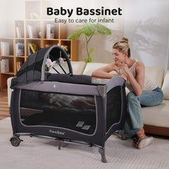 Pamo Babe wheels with brakes enable smooth, controlled movement.