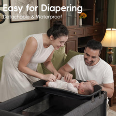 Pamo Babe Zipper Mesh Gate offers easy access and bottom storage.
