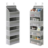 PandaEar over-the-door organizer front view highlights sturdy construction for nursery clutter-free storage.
