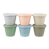 PandaEar 4oz silicone baby food container with lid, ideal for on-the-go portions.