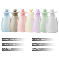 PandaEar pouch open showing soft silicone mouth for easy squeezing