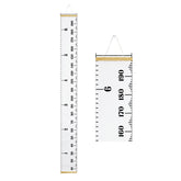 PandaEar baby height growth chart ruler wall art white for easy height tracking