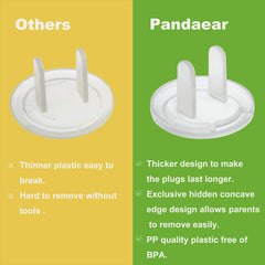 PandaEar BPA-free PP plastic for durable protection.